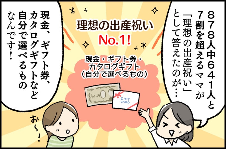 「理想の出産祝い」と「少し残念だった出産祝い」とは？ 4