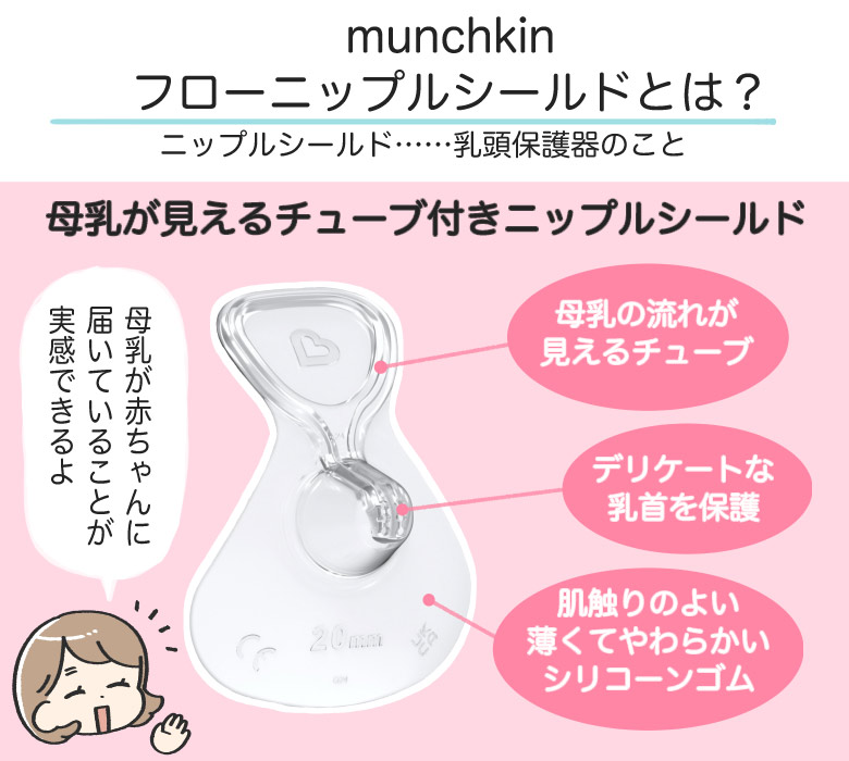 「母乳が出ている」がわかる「フローニップルシールド」07