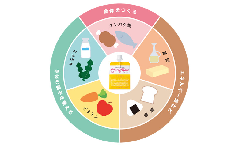 ポイント1:「バランス栄養食」×「すっきりおいしいゼリー」