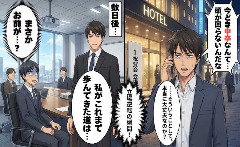 「中卒」を理由に同窓会から締め出された私。数日後、仕事の場で立場が逆転したワケ