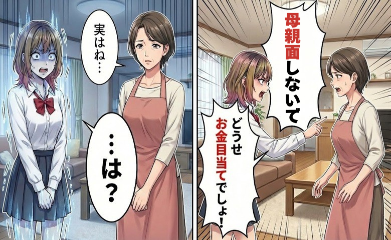 「母親面するな」「お金目当てでしょ」暴言連発の連れ子が、最後に凍りついたひと言