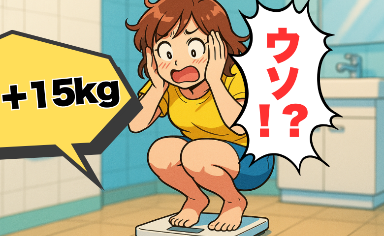 妊娠中「15kg増えた体重に危機感」41歳で双子出産後、体重は落ちたのに鏡を見て言葉を失った