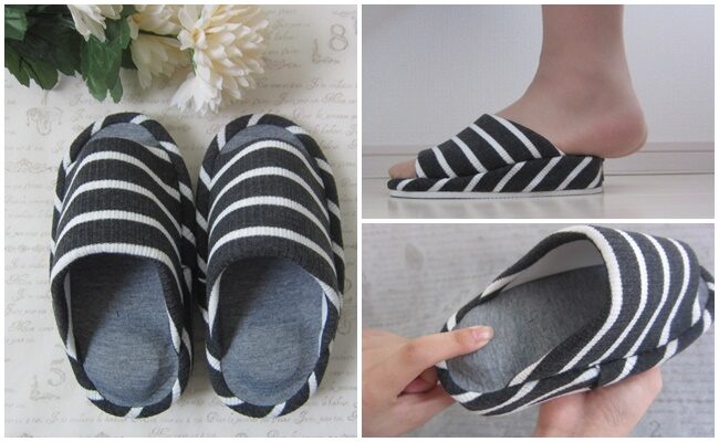 ダイソー つま先立ちスリッパ